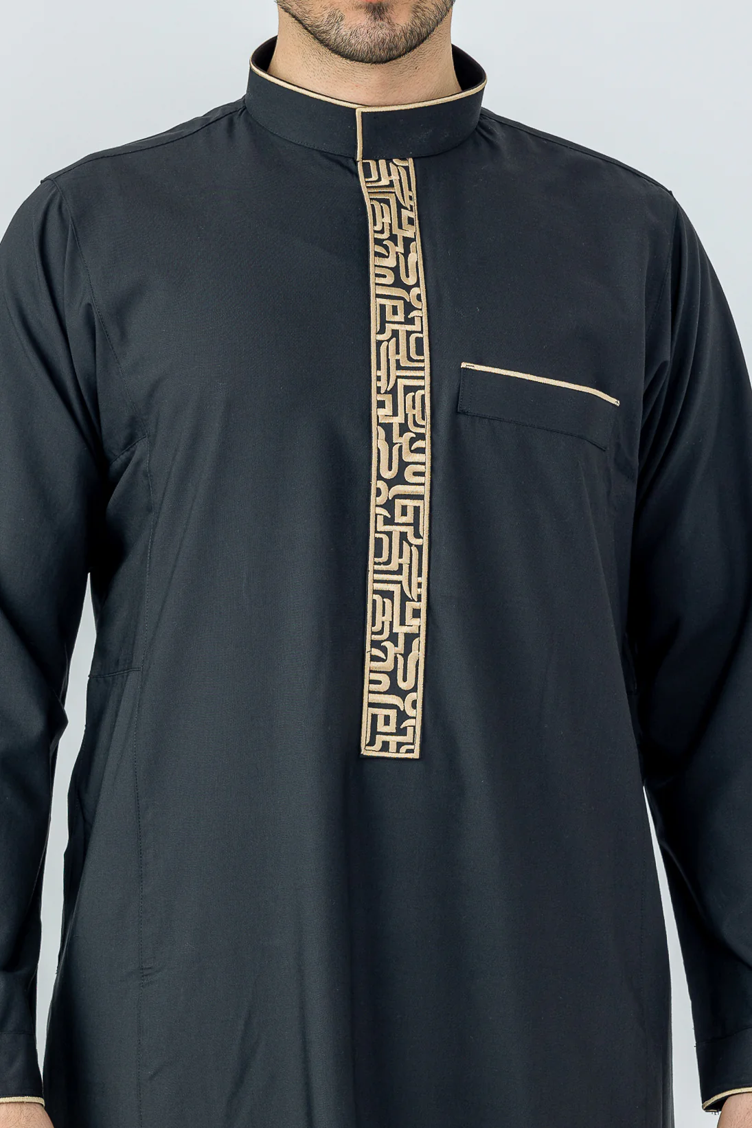 Black Al Huruf Jubba - Image 5