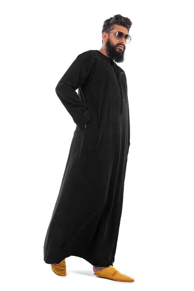 Black Men Arab Omani Jubba - Image 3