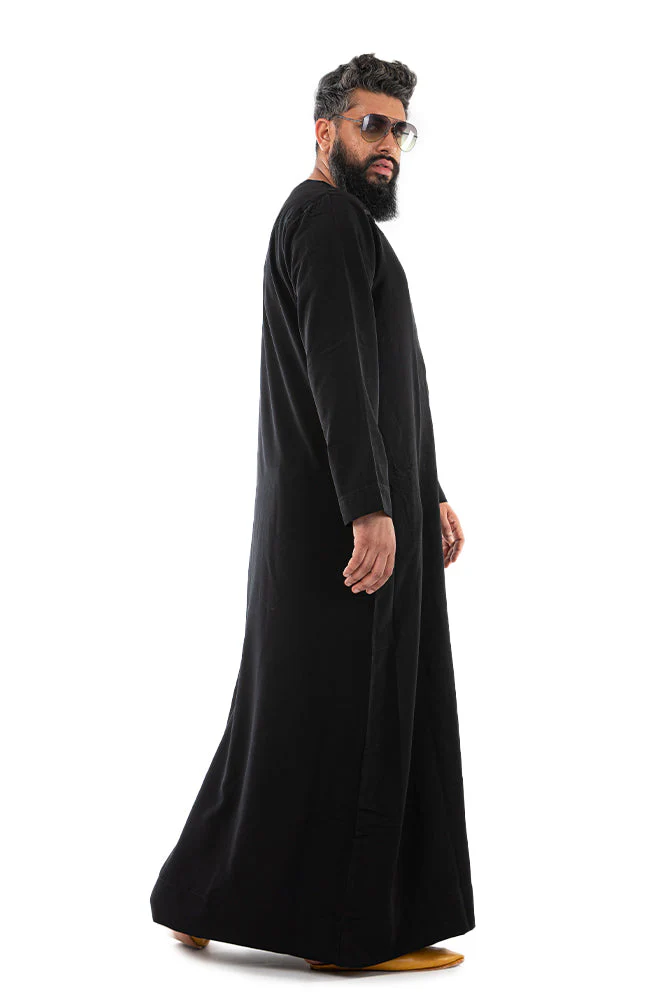 Black Men Arab Omani Jubba - Image 4