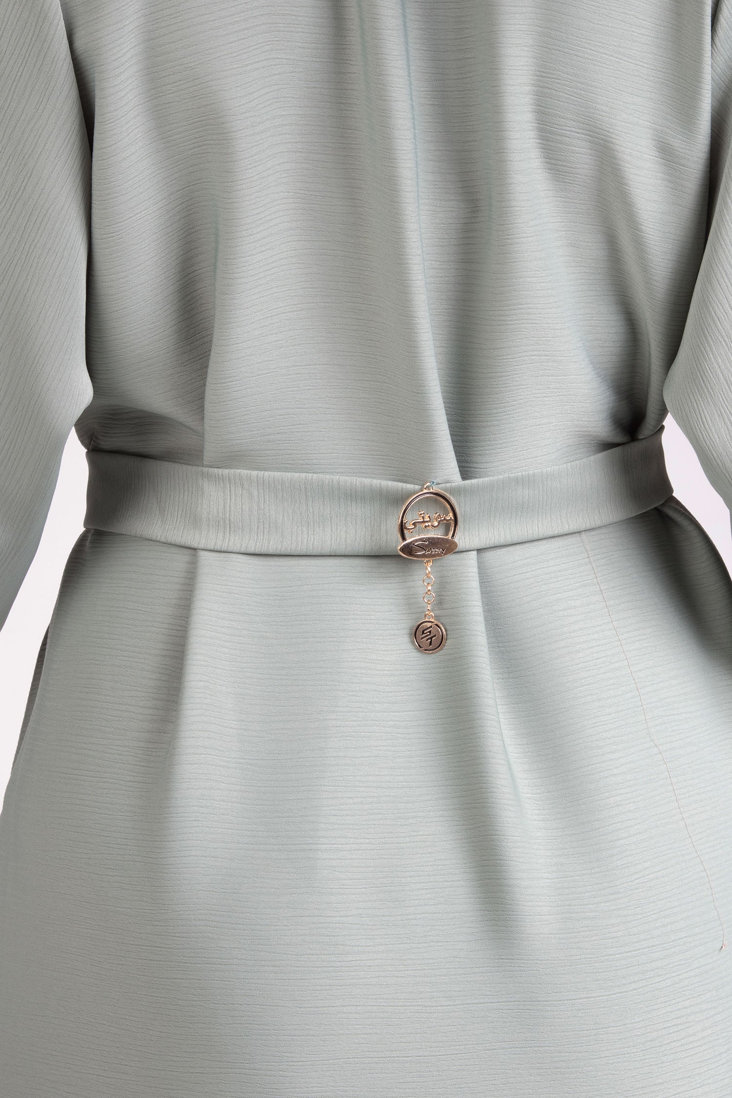 Classic Greenish Abaya - Image 8