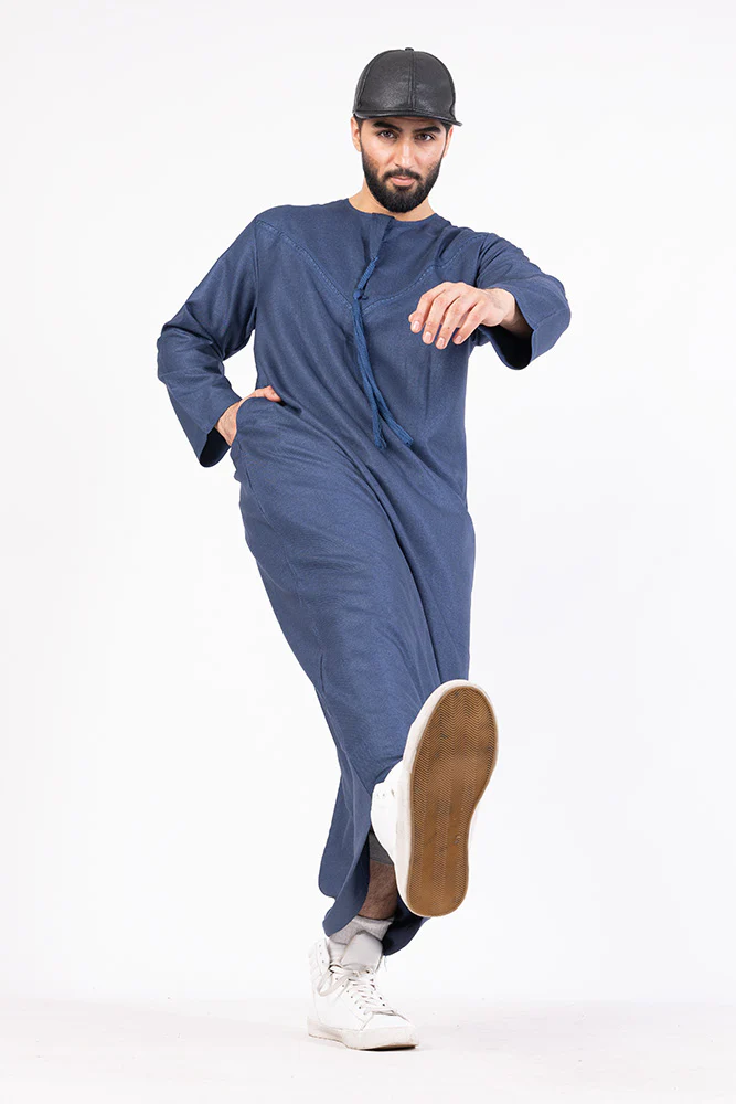Cobalt Blue Winter Omani - Image 4