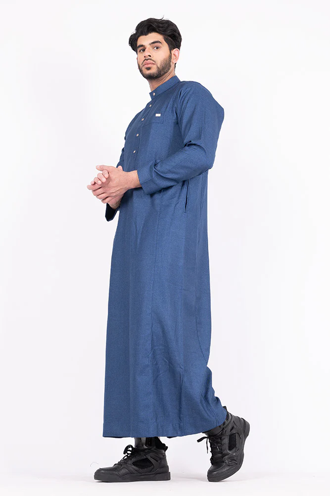 Cobalt Blue Winter Thobe - Image 4