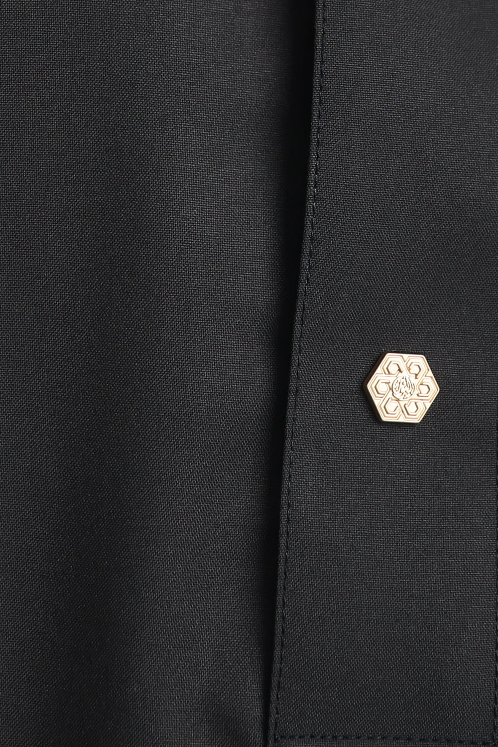 J109 Black Tuxedo Thobe - Image 6