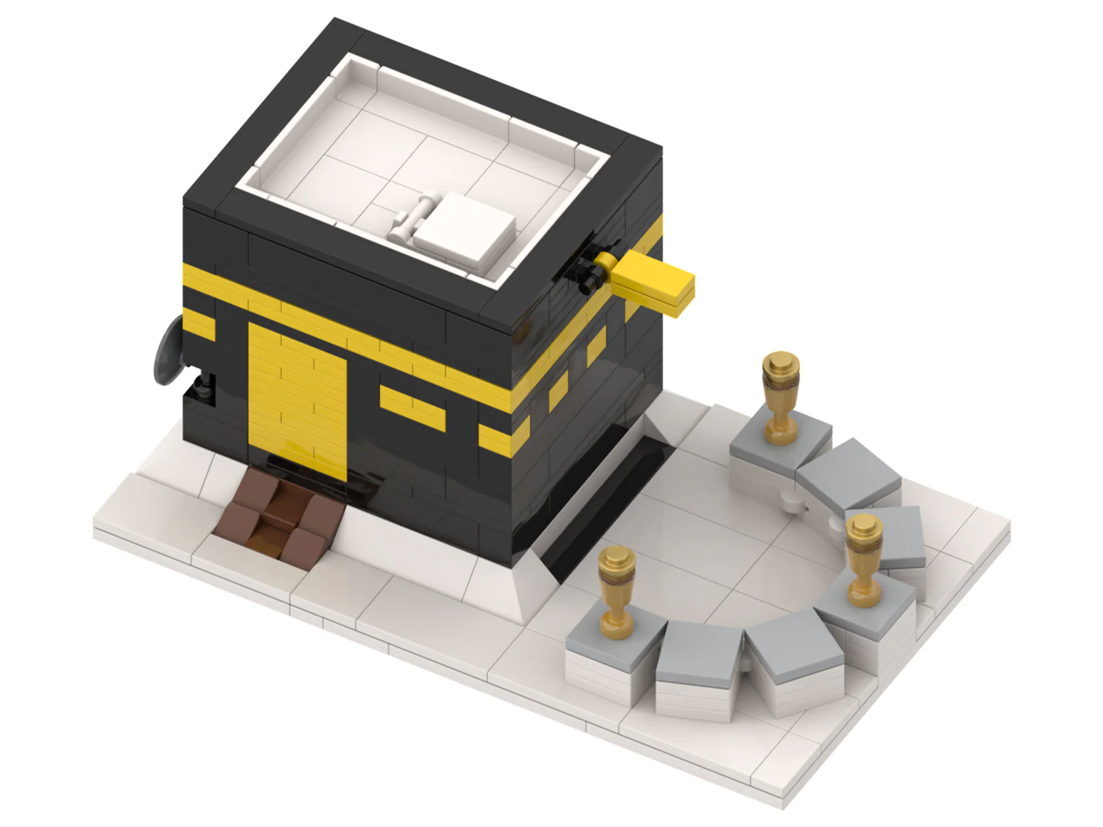 Kaaba Bricks Islamic Toy Building Blocks Sete - Image 5