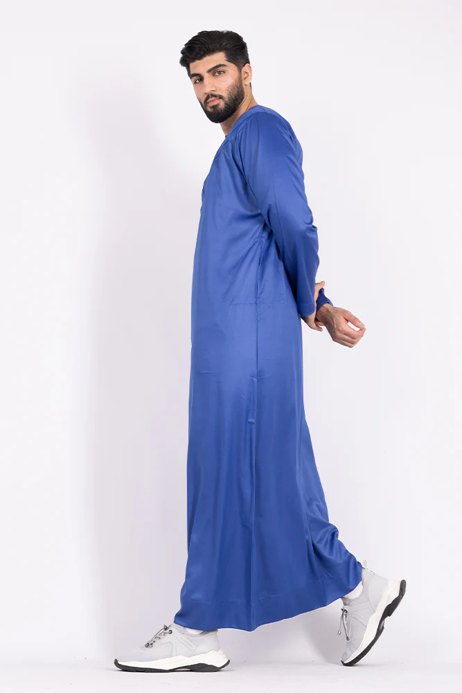 Marine Blue Omani Kandura - Image 3