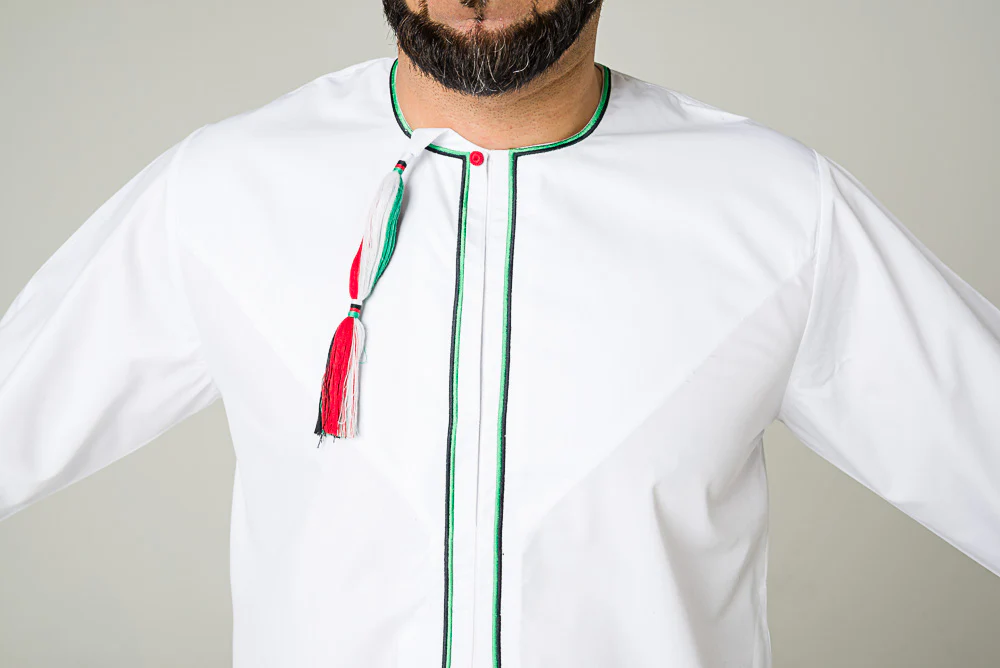 Palestine Inspired White Jubba - Image 3