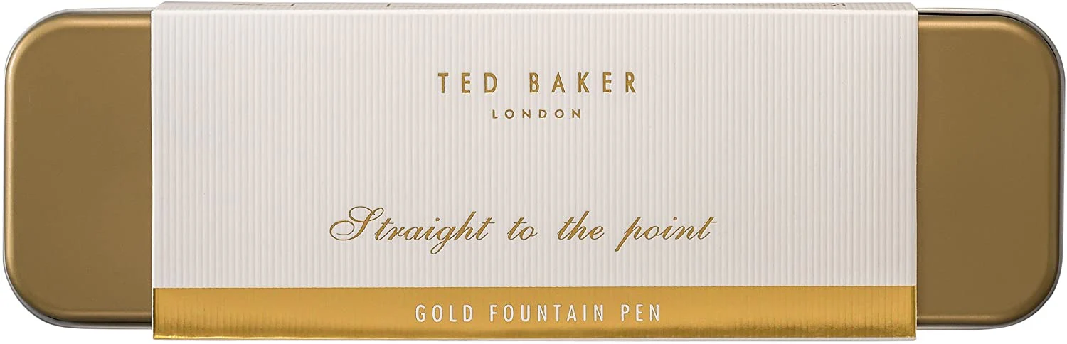 Ted Baker 24k Fountain Pen, Gold - Image 4
